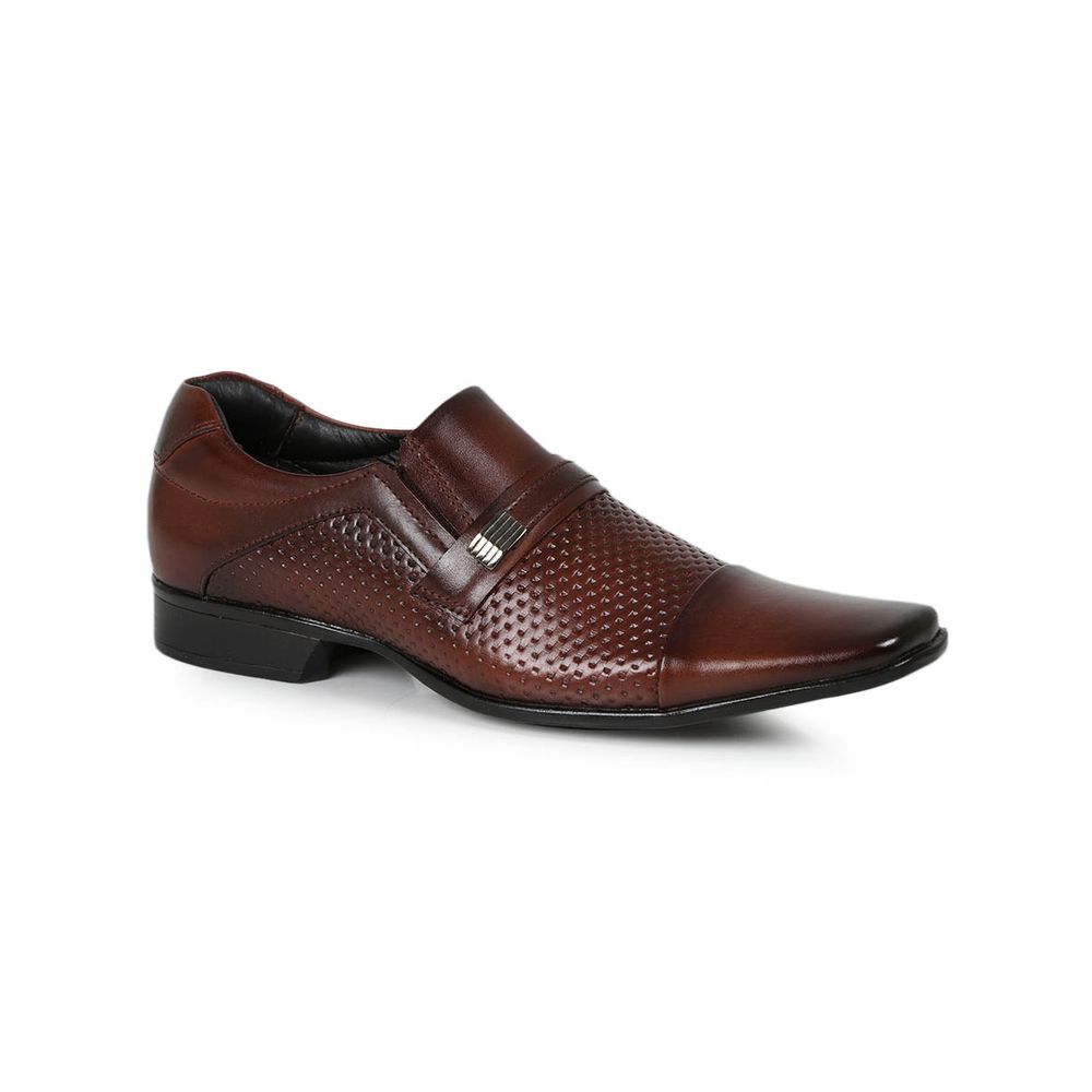 Sapato Social Masculino Rafarillo Texturizado Marrom - Moda Online |  Passarela - Passarela - Moda e Calçados