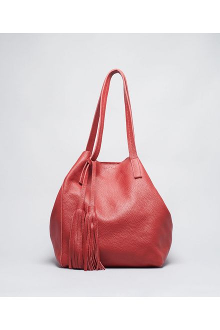 burgundy shopper bolsa