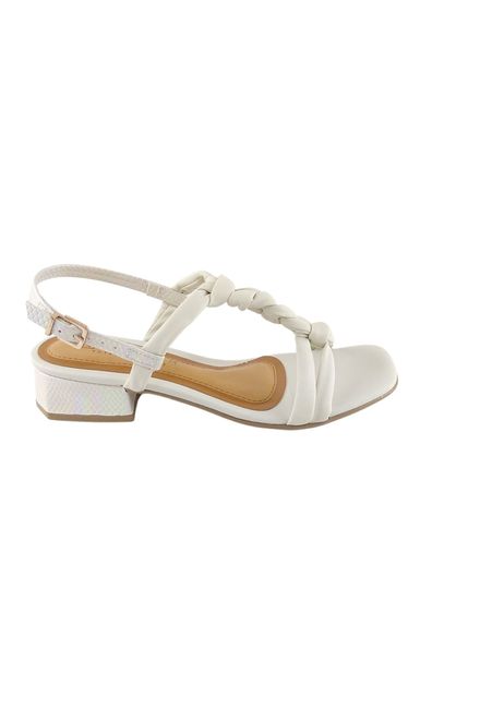 Calçados - Sandálias Ramarim Branca – Passarela - Moda e Calçados