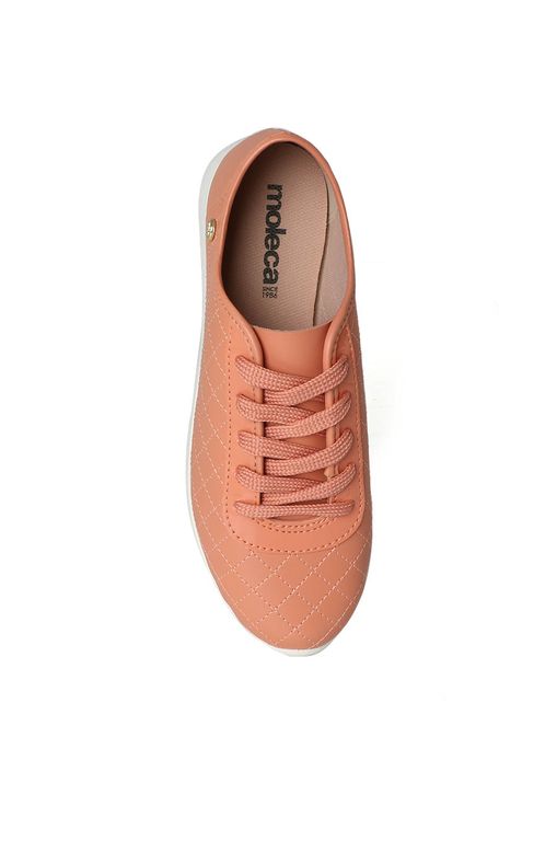 Tênis Casual Feminino Moleca Matelassê e Verniz Coral - Moda Online |  Passarela - Passarela - Moda e Calçados
