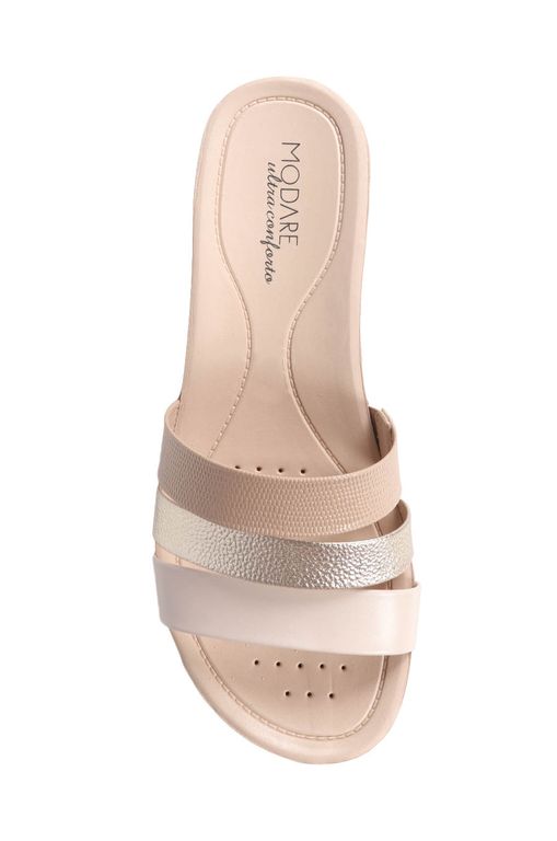 tamanco rasteiro conforto modare