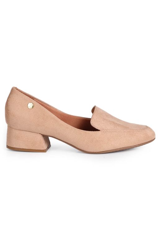 mocassim feminino camurça