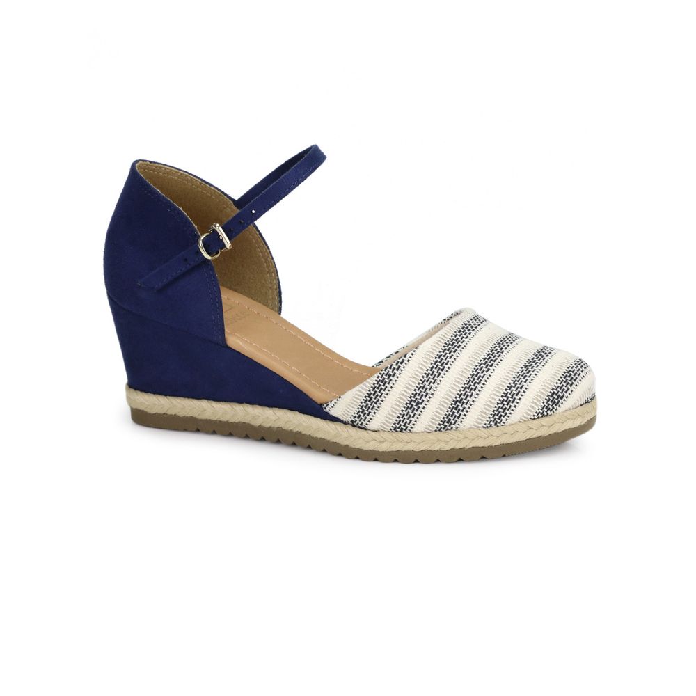 Sandalia Anabela Espadrille Feminina Bebece Suede Moda Online Passarela Passarela Moda E Calcados