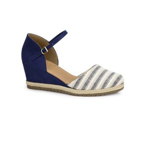 Sandalia Anabela Espadrille Feminina Bebece Suede Moda Online Passarela Passarela Moda E Calcados