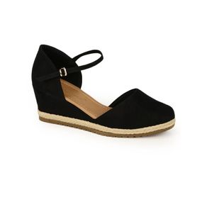 Sandalia Anabela Espadrille Feminina Bebece Suede Moda Online Passarela Passarela Moda E Calcados