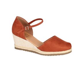 Sandalia Anabela Espadrille Feminina Bebece Suede Moda Online Passarela Passarela Moda E Calcados