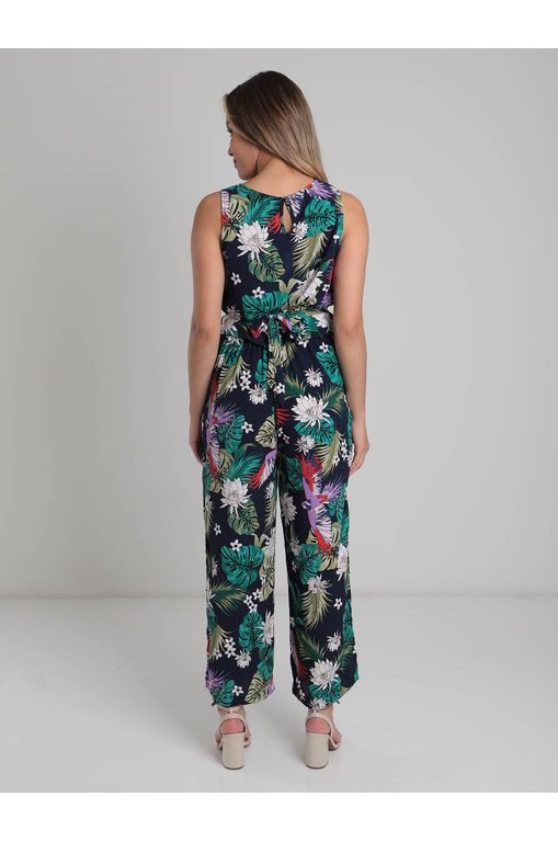 calça floral feminina