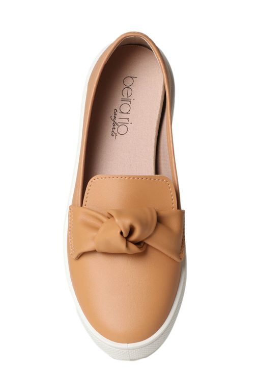 Slip On Feminino Conforto Beira Rio Nó Caramelo - Moda Online | Passarela -  Babado Outlet