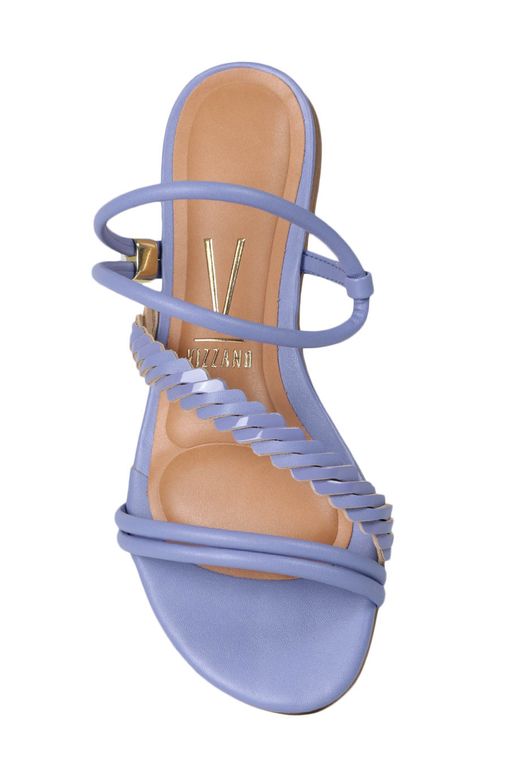 Sandália Rasteira Feminino Vizzano Transpassada Lilas - Moda Online |  Passarela - Passarela - Moda e Calçados