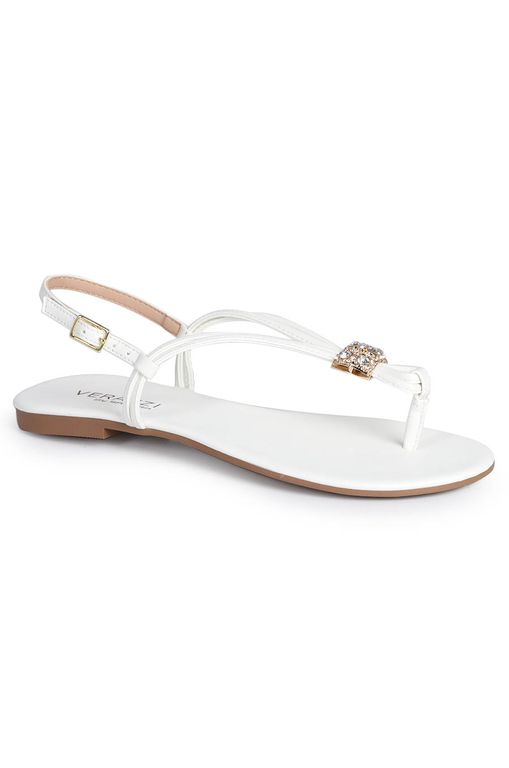 sandalia rasteira strass