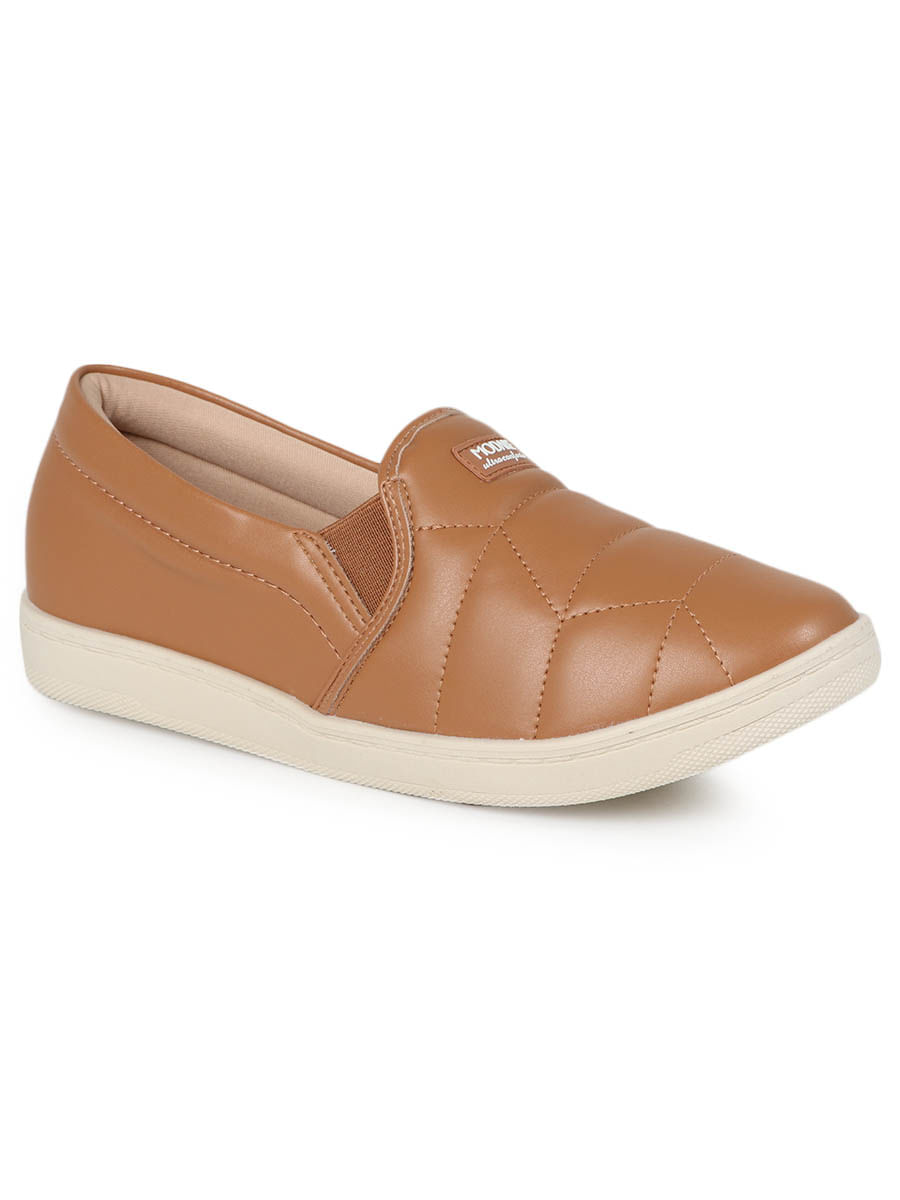 Tênis Slip On Feminino Conforto Modare Pespontos Caramelo - Moda Online |  Passarela - Passarela - Moda e Calçados