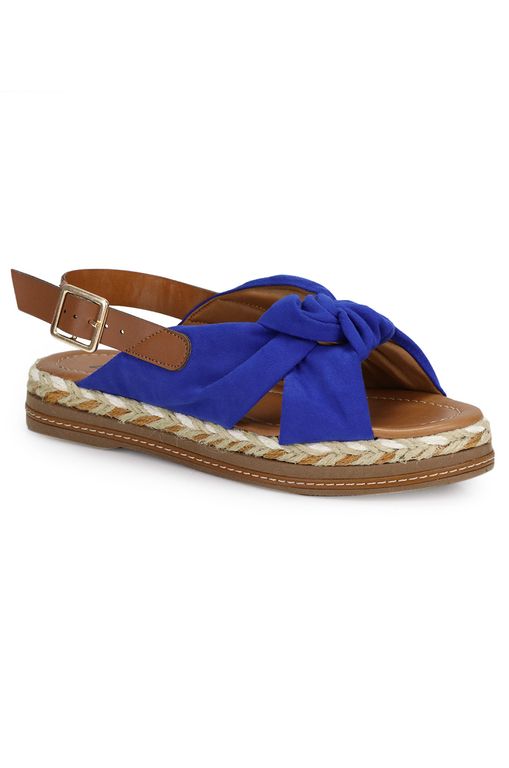 sandália espadrille anabela lara flatform