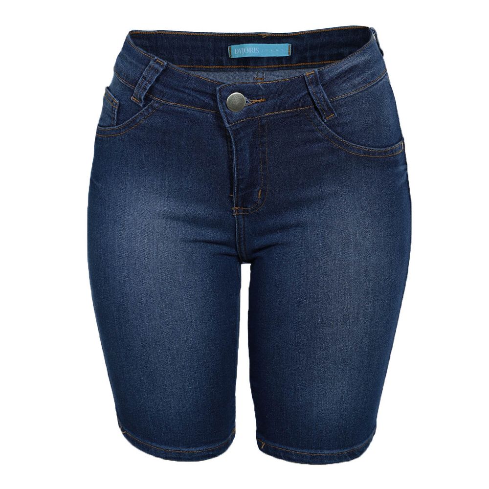 Bermuda Jeans Feminina Dyjoris Moda Online Passarela Passarelacalcados