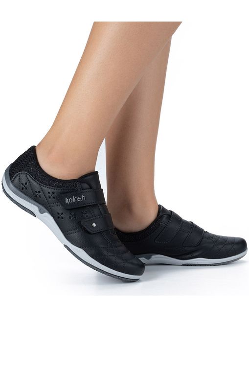 Tênis Casual Kolosh Feminino Contraste Preto - Moda Online | Passarela -  Passarela - Moda e Calçados
