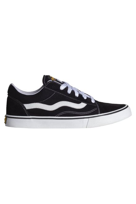 Tênis Unissex Mad Rats Hi Top Old School Preto/branco Preto