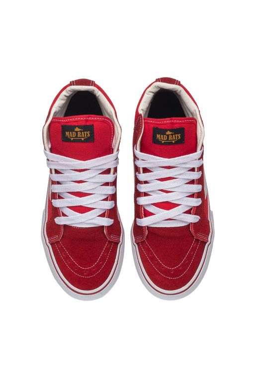 Tênis Unissex Mad Rats Hi Top Old School Vermelho - Passarela - Moda e  Calçados