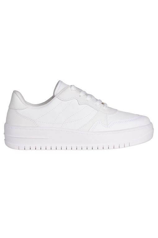 Tênis Feminino Vizzano Flatform Branco Passarela Moda e Calçados