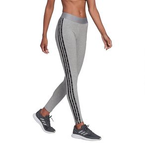 Legging Feminina Adidas 3 Stripes Cinza/branco é boa?