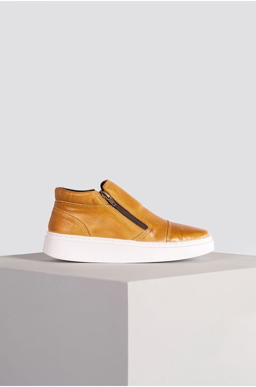 Compre Tênis Feminino Plataforma Hanah Mundial Sint Branco Online