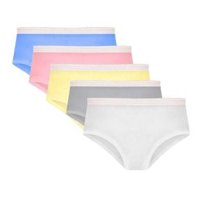 Kit com 5 Calcinhas Infantil Conforto Lisa Part.B Algodão Sortidas Menor preço em Kit com 5 Calcinhas Infantil Conforto Lisa Part.B Algodão Sortidas