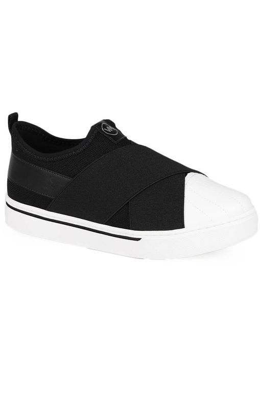 Tênis Casual Feminino Via Marte Elástico Transversal Preto - Moda Online |  Passarela - Passarela - Moda e Calçados