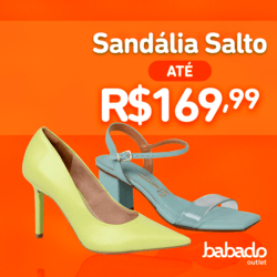 Sandália Salto