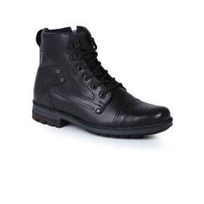 Bota Coturno Masculino Pegada Classe Preto Menor preço em Bota Coturno Masculino Pegada Classe Preto