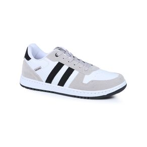 Tênis Casual Veloce Masculino Skate Style Branco e Preto Menor preço em Tênis Casual Veloce Masculino Skate Style Branco e Preto