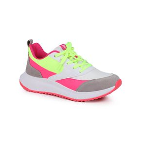 Tênis Casual Feminino Actvitta Rotina Branco e Rosa Menor preço em Tênis Casual Feminino Actvitta Rotina Branco e Rosa