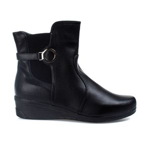 Bota Chelsea Mooncity Circle Detail Preto - Feminino Menor preço em Bota Chelsea Mooncity Circle Detail Preto - Feminino