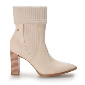 Bota Cano Baixo Chelsea Mississipi Bertini Began Bege - Feminino Menor preço em Bota Cano Baixo Chelsea Mississipi Bertini Began Bege - Feminino