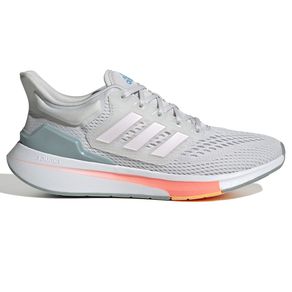 Tênis Adidas EQ21 Run Cinza e Branco - Feminino Menor preço em Tênis Adidas EQ21 Run Cinza e Branco - Feminino