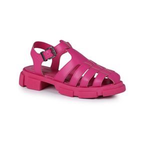 Sandália Flatform Feminino Offline Sun Design Pink Menor preço em Sandália Flatform Feminino Offline Sun Design Pink
