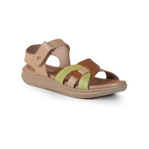 Sandália Anabela Feminina Pegada Confort Bege Menor preço em Sandália Anabela Feminina Pegada Confort Bege