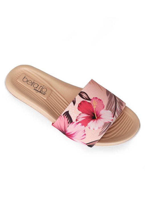 tênis feminino floral com sola diferenciada beira rio