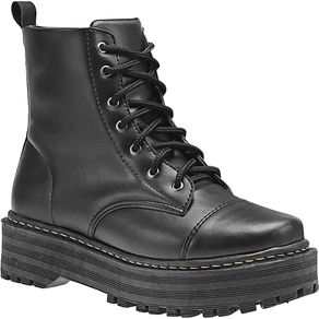Bota Coturno Plataforma Blogueira Tratorada Feminina Moda Menor preço em Bota Coturno Plataforma Blogueira Tratorada Feminina Moda