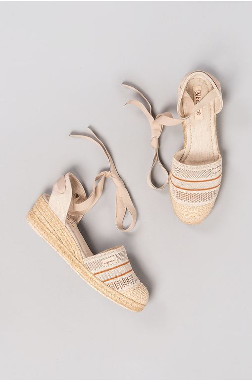 Sandália feminina hot sale espadrille bebecê