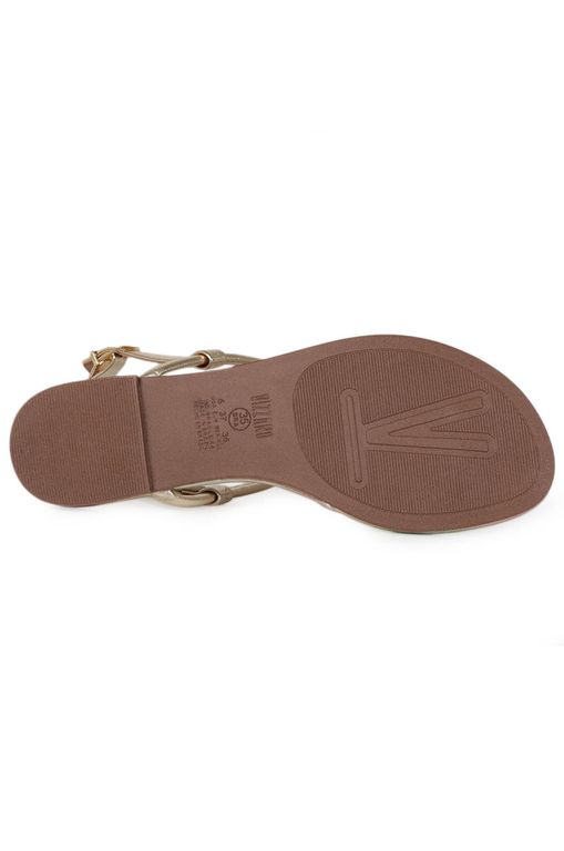 sandalia rasteira vizzano com pedras