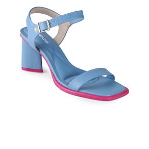Sandália Salto Feminina Moleca Fresh Look Azul Menor preço em Sandália Salto Feminina Moleca Fresh Look Azul