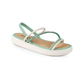 Sandália Flatform Feminina Mississipi Elegance Verde Menor preço em Sandália Flatform Feminina Mississipi Elegance Verde