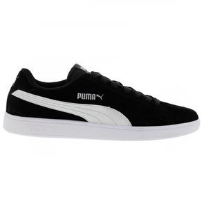Tênis Casual Puma Smash V2 BDP Preto e Branco Masculino Menor preço em Tênis Casual Puma Smash V2 BDP Preto e Branco Masculino
