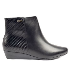 Bota Feminina Modare Cano Curto Snake Preto Menor preço em Bota Feminina Modare Cano Curto Snake Preto
