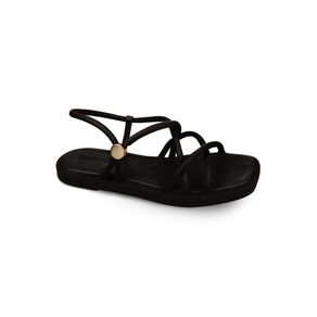 Sandália Flatform Feminina Bebecê Glamour Preto Menor preço em Sandália Flatform Feminina Bebecê Glamour Preto