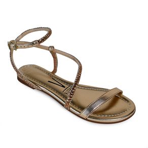 Sandália Flats Vizzano Bege Feminino Menor preço em Sandália Flats Vizzano Bege Feminino