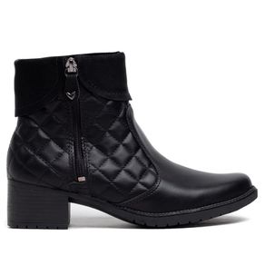 Bota Feminina Mississipi Matelassê Preto Menor preço em Bota Feminina Mississipi Matelassê Preto