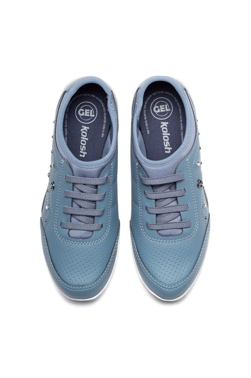 Tênis Feminino Kolosh Casual Azul Claro Passarela Moda e Calçados
