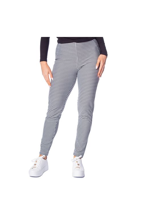 Calça Legging Feminina Averzzy Xadrez Preto/branco Passarela