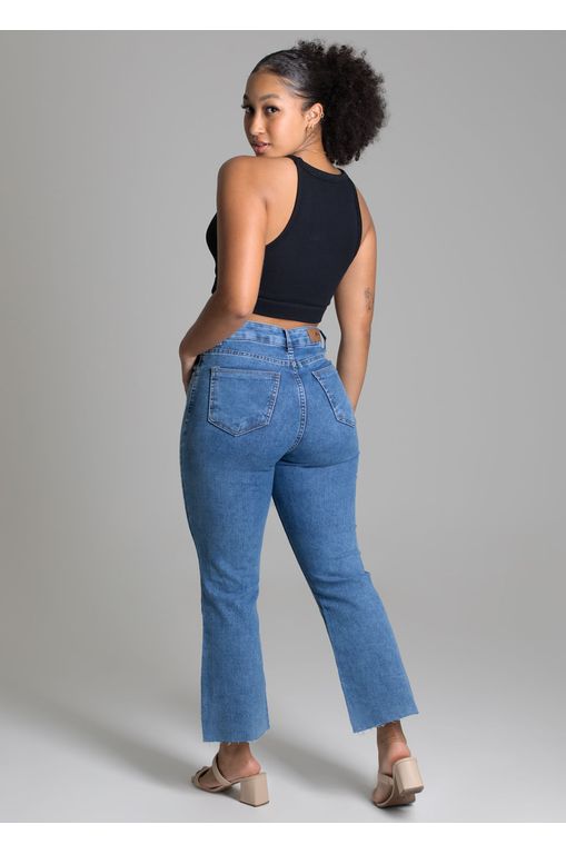 Calça Flare Passarela CalÇa Jeans Feminina Jeans Miller CalÇa