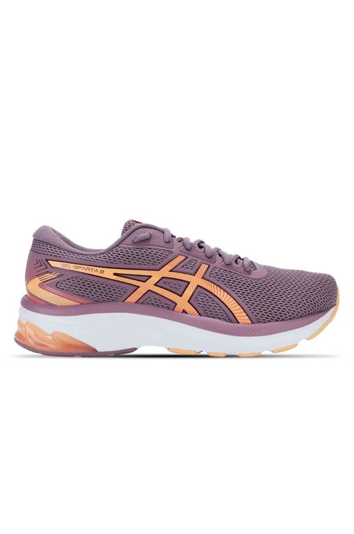 Fashion tenis asics laranja feminino