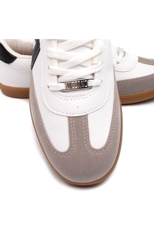 Tênis Feminino Vizzano com Recortes Laterais Branco/cinza - Main Image